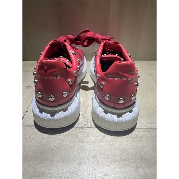 Men’s Red Studded Alexander McQueen Size 40 Pre Owned No Box main image 4